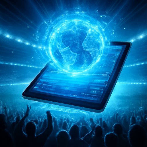 sports betting app live table lobby on tablet