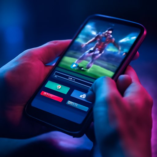 sports betting app download page on Android browser