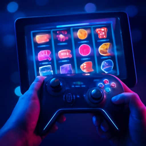 sports betting app popular slots grid on tablet